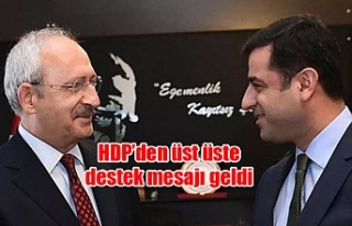HDP’den üst üste destek mesajı geldi