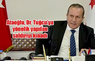 Ataoğlu, Dr. Tuğcu’ya yönelik yapılan saldırıyı...
