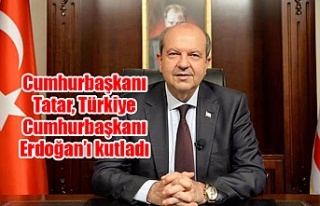 Cumhurbaşkanı Tatar, Türkiye Cumhurbaşkanı Erdoğan’ı...