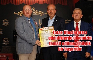 Tatar: Uluslararası etkinliklerde ülkemizin temsil...