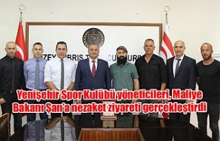 Yenişehir Spor Kulübü yöneticileri, Maliye Bakanı...