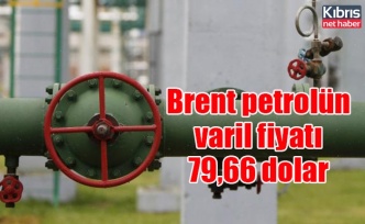 Brent petrolün varil fiyatı 79,66 dolar