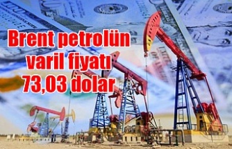 Brent petrolün varil fiyatı 73,03 dolar