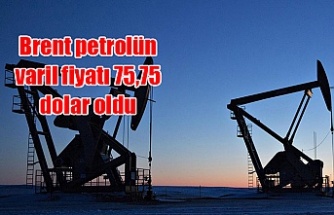 Brent petrolün varil fiyatı 75,75 dolar oldu