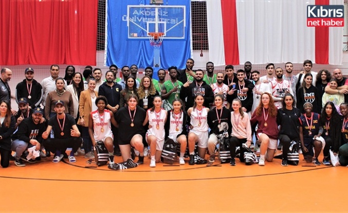 DAÜ uluslararası “Basketball Cup of Natıons 2022” turnuvasında şampiyonlar belli oldu