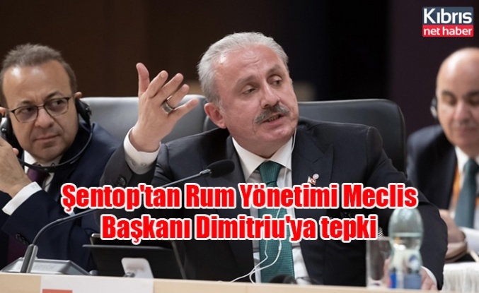 Şentop'tan Rum Yönetimi Meclis Başkanı Dimitriu'ya tepki