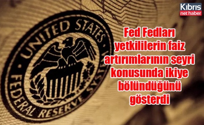 Fed Fedları yetkililerin faiz artırımlarının seyri konusunda ikiye bölündüğünü gösterdi