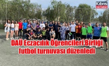 DAÜ Eczacılık Öğrencileri Birliği futbol turnuvası düzenledi