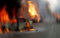 Ankara'daki patlama anı kameralarda