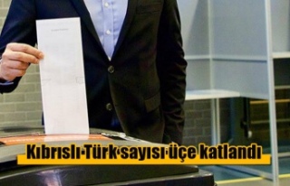 AP seçimlerinde oy kullanan Kıbrıslı Türk sayısı...