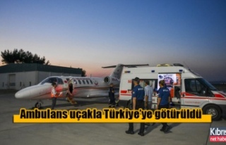 Karaçoroğlu ambulans uçakla Türkiye’ye götürüldü