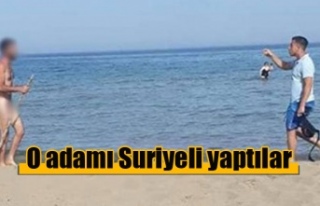 Kıbrıs'ta sahilde çıplak gezen adam Türkiye'de...