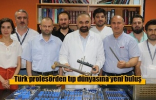 Türk profesörden tıp dünyasına yeni buluş