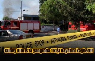 Güney Kıbrıs'ta yangında 1 kişi hayatını...