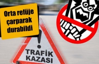 Serhatköy yakınlarında trafik kazası, 1 yaralı