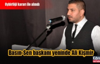 Basın-Sen başkanı yeninde Ali Kişmir