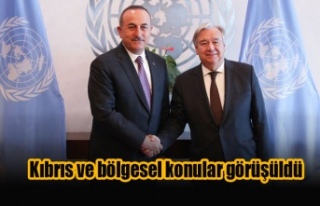 Çavuşoğlu, Guterres ile Görüştü