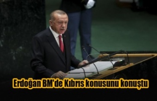 Erdoğan BM'de Kıbrıs konusunu konuştu