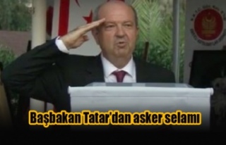 Başbakan Tatar’dan asker selamı