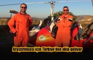 Uçak kazasının araştırılması için Türkiye'den...