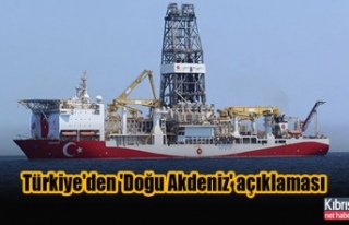Türkiye'den 'Doğu Akdeniz' açıklaması