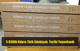 5 Ciltlik Kıbrıs Türk Edebiyatı Tarihi Yayımlandı