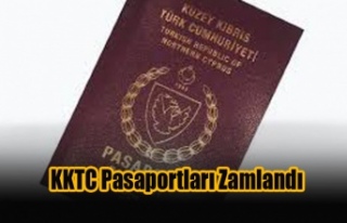 KKTC Pasaportları Zamlandı