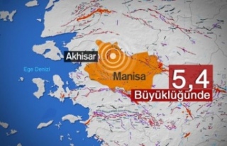 Manisa'da 5,4 büyüklüğünde deprem!