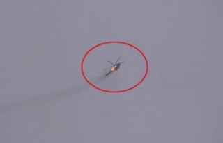 Suriye'de helikopter düşürüldü!