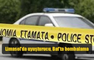 Limasol'da uyuşturucu, Baf'ta bombalama