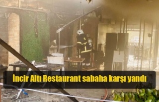 Mağusa'da İncir Altı Restorant yandı, bir...