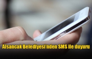 Alsancak Belediyesi’nden SMS ile duyuru