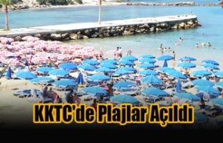 KKTC'de Plajlar Açıldı
