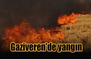 Gaziveren'de yangın