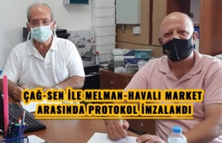 ÇAĞ-SEN İLE MELMAN-HAVALI MARKET ARASINDA PROTOKOL...