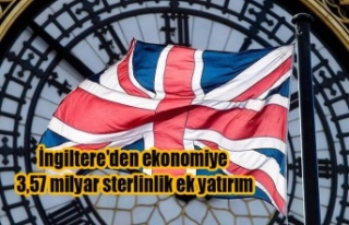 İngiltere'den ekonomiye 3,57 milyar sterlinlik...