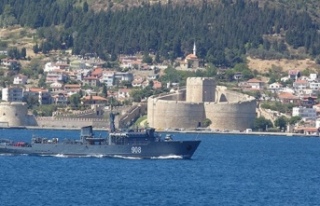 Rus savaş gemisi ‘Admiral Zakharin’ Çanakkale...