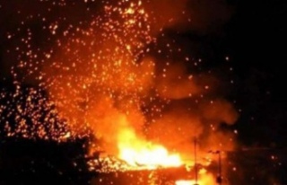 Çatalköy'de yangın