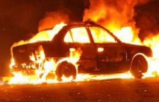 Hamitköy’de  araç yangını