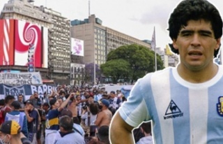 Maradona'nın ölümünün ardından yasa boğulan...