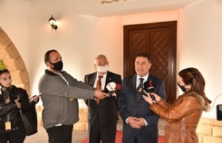 Cumhurbaşkanı Tatar, Saner'i kabul etti