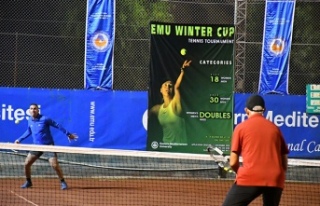 DAÜ kış kupası tenis turnuvası başladı