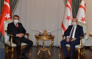 Tatar, CTP Genel Başkanı Erhürman'la görüştü