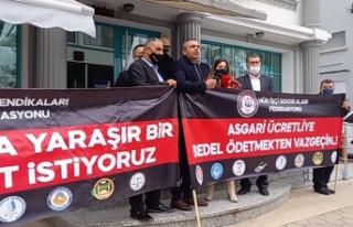 Serdaroğlu, Biz sadaka istemiyoruz asgari ücretlinin...