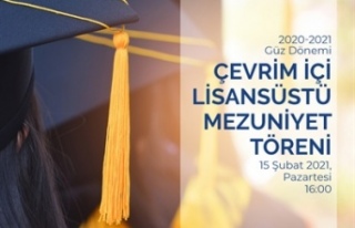DAÜ 2020-2021 akademik yılı güz dönemi mezuniyet...