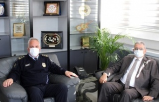 Evren, Polis Genel Müdürü Ahmet Soyalan’a teşekkür...