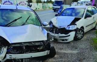 Girne Çatalköy anayolu üzerinde kaza