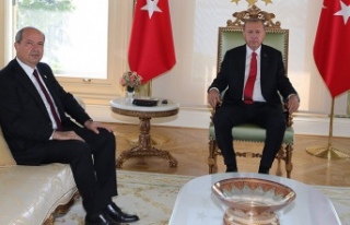 Erdoğan, Tatar ile Cumhurbaşkanlığı Külliyesi’nde...