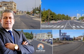 Gazimağusa Belediyesi asfalt çalışmalarını tamamladı
