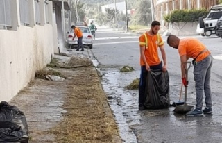 Girne Belediyesi Temizlik Çalışmalarına Devam...